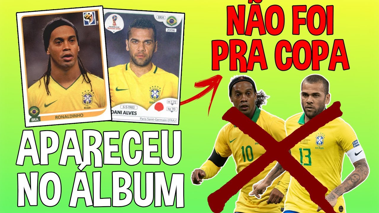 Esses jogadores APARECERAM NO ÁLBUM mas NÃO FORAM PRA COPA!