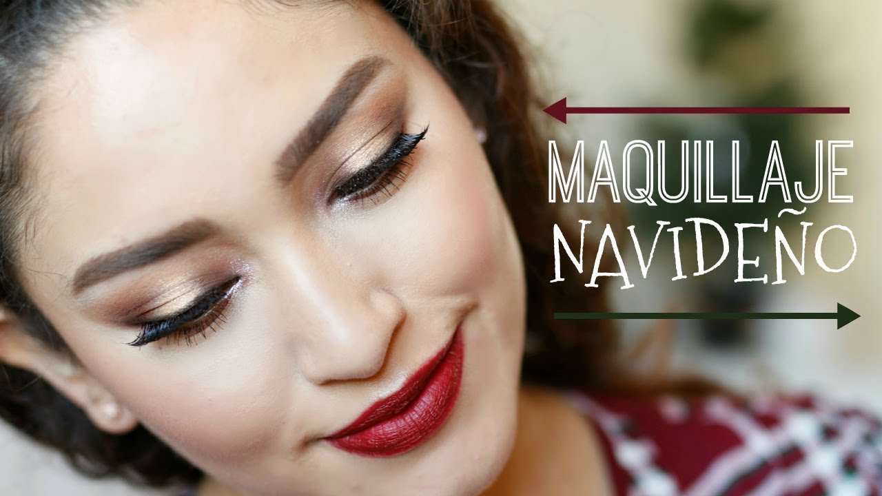 MAQUILLAJE DE NOCHE BUENA | NAVIDAD