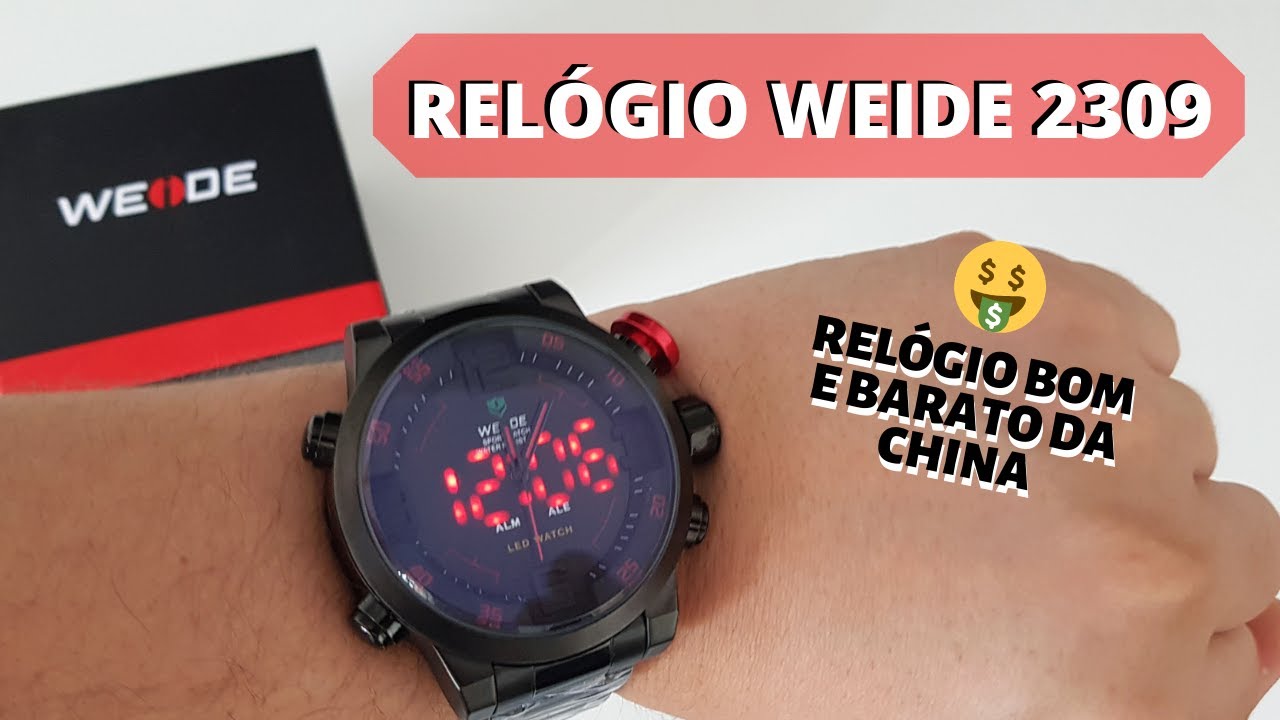 Unboxing/review relógio Weide 2309 - Será que o relógio Weide é bom?