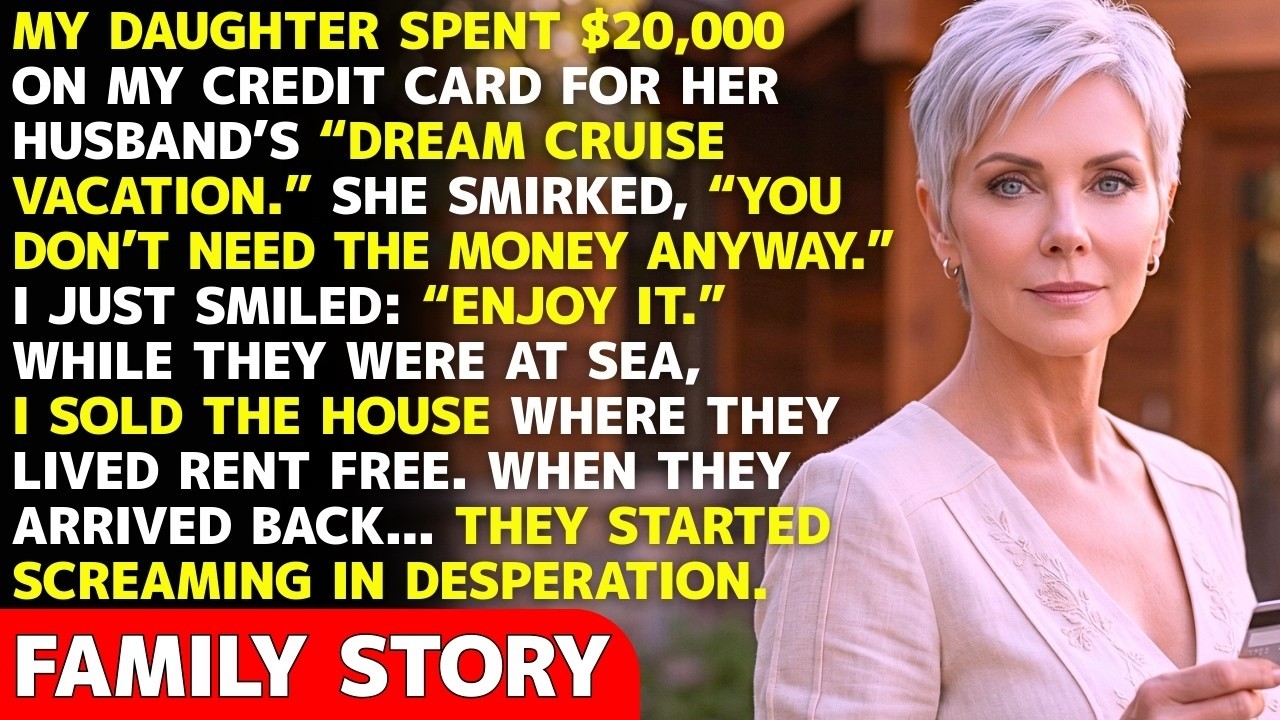 My Daughter Used My Credit Card For Her Husband’s $20,000 Cruise—So I Sold The House While They