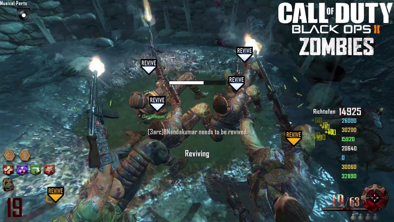 ORIGINS Easter Egg with BOTS!!! (Black Ops 2 Zombies)