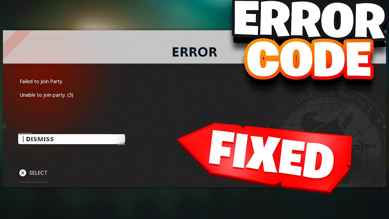 HOW to FIX &ldquo;UNABLE TO JOIN PARTY&rdquo; ERROR in BLACK OPS COLD WAR - COLD WAR UNABLE TO JOIN PARTY FIX