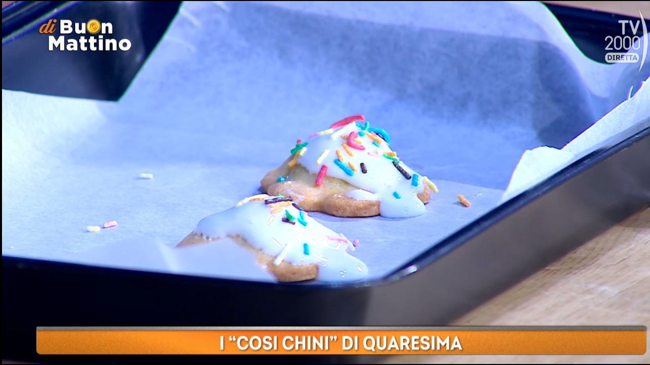 Di Buon Mattino (TV2000) - I “cosi chini”, i biscotti di quaresima siciliani