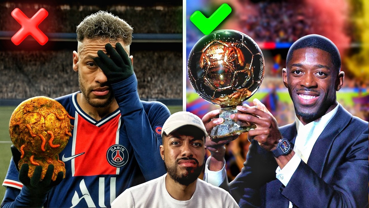 7 Jogadores que são PIORES que NEYMAR mas TEM BOLA de OURO