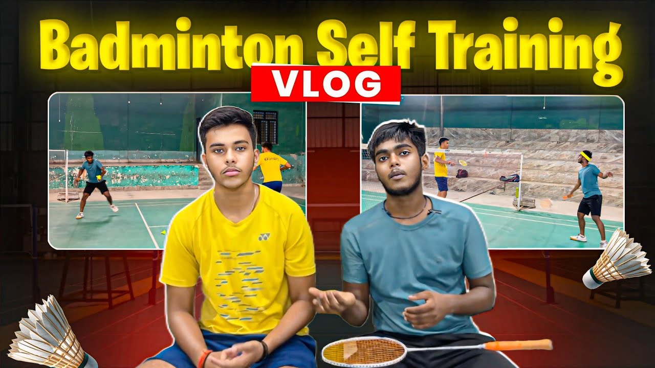 Badminton Self-Training Vlog | Improve Footwork & Shots