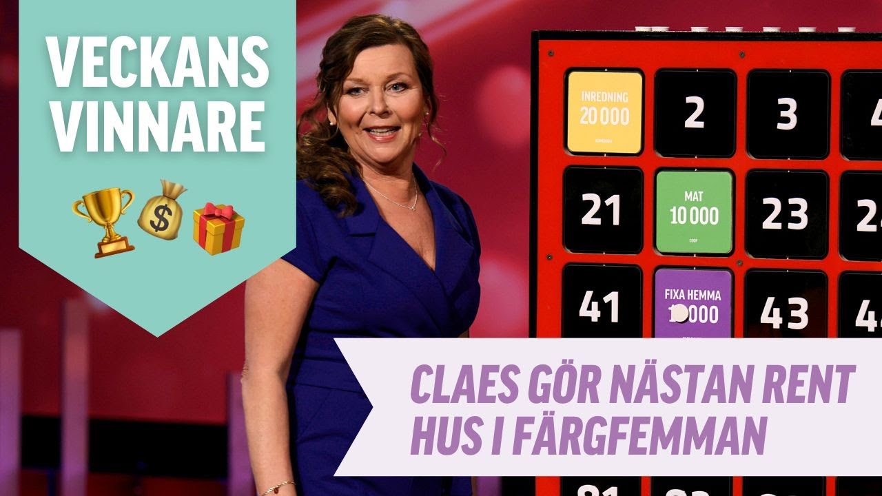 Lotta Engberg tömmer nästa FärgFemman i BingoLotto