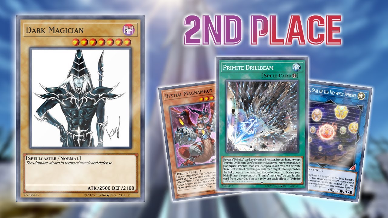 I Finished 2nd Place With Dark Magician Primite