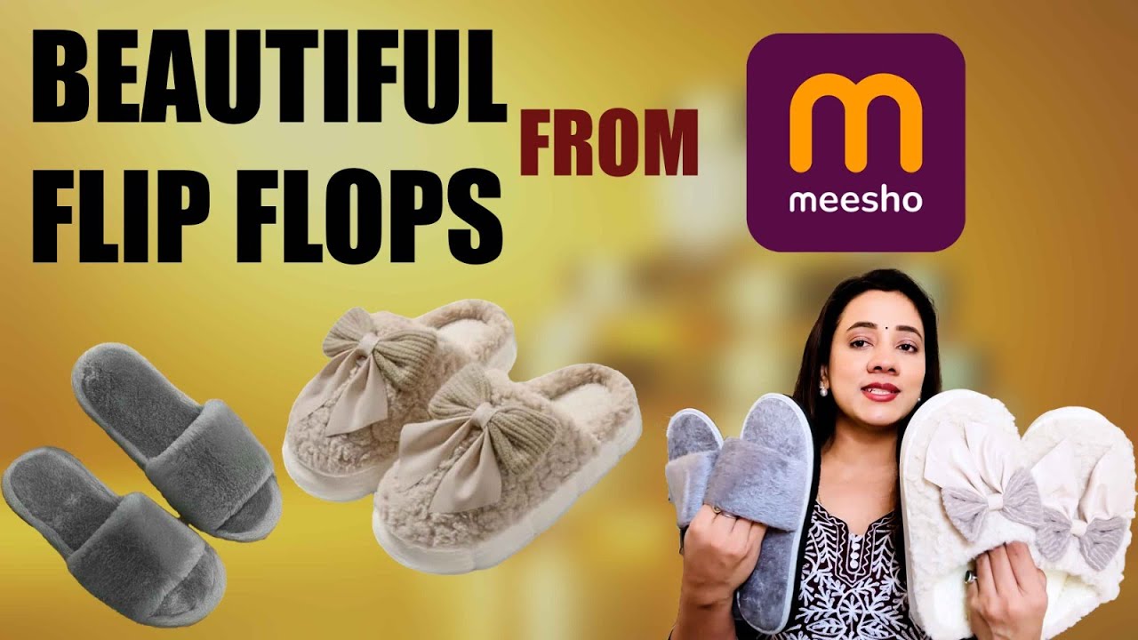 Best Flip Flop Footwear Haul from Meesho 😍 | Budget Slippers Under ₹350| Vibha Singh |