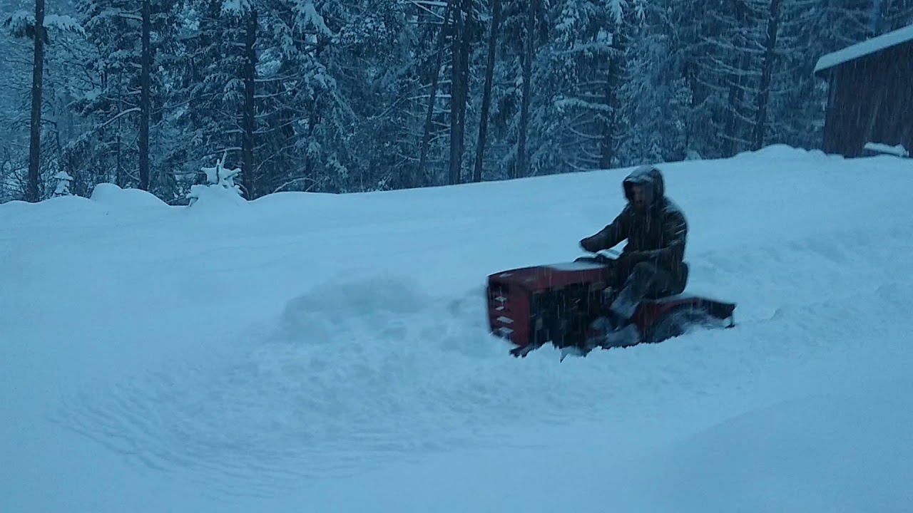 Wheel Horse Plowing Deep Powder(2)
