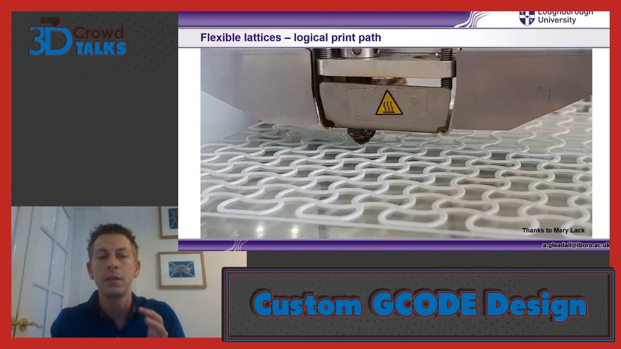 Custom GCODE Design | 3D Crowd Talks | June 14