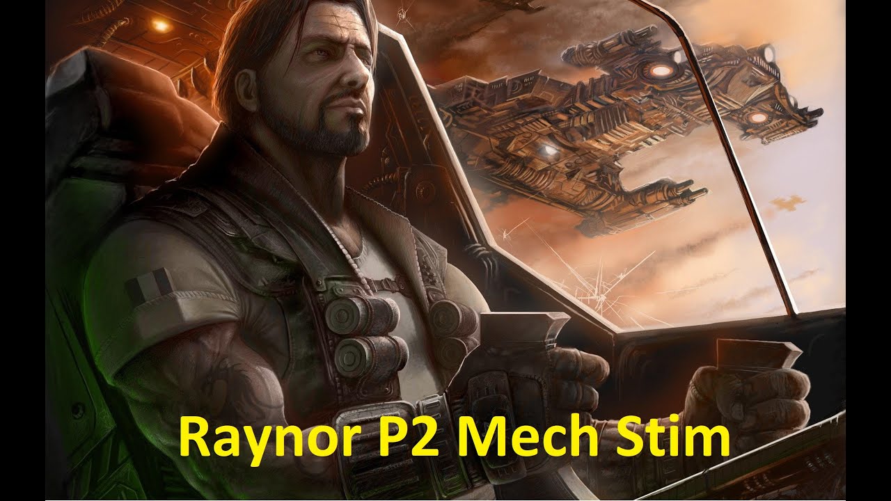 StarCraft 2 Co-Op Raynor P2 Mech Stim