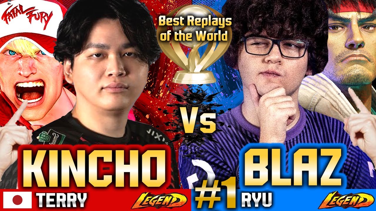🔥 Рю из SF6 (BLAZ в Японии 🔥 против Кинчо) Терри ▰ Геймплей Street Fighter 6 на высоком уровне