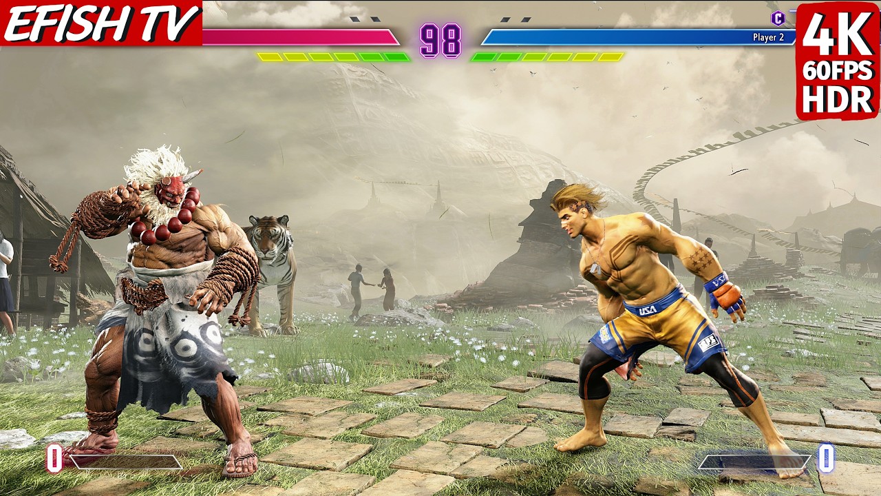 Akuma vs Luke (Hardest AI) - Street Fighter 6
