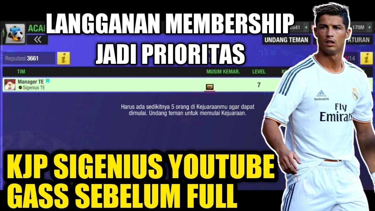 KJP SIGENIUS YOUTUBE BURUAN DAFTAR DAN JADILAH PEMENANG | TOP ELEVEN 2023