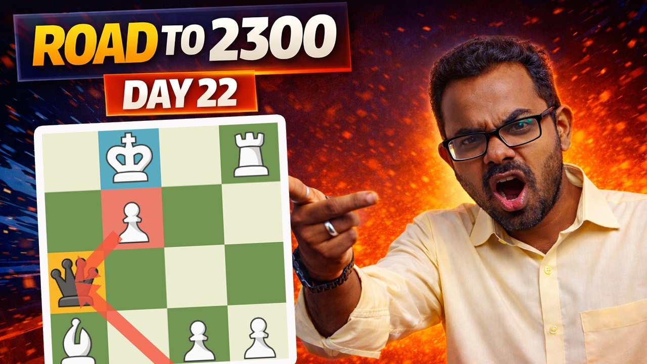 Queeeeeeeeeeeeen Sacrifice , Road to 2300 Day 22 , Tamil Chess Channel