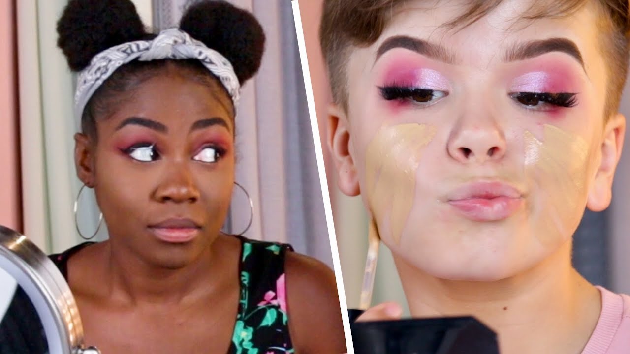 Teen YouTuber Vs. Adult Makeup Challenge