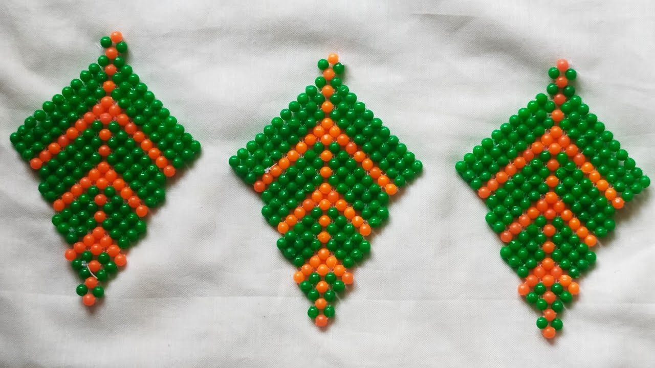Pearl Beaded Leaf | DIY Easy Beads leaves making | Beautiful Beads Craft