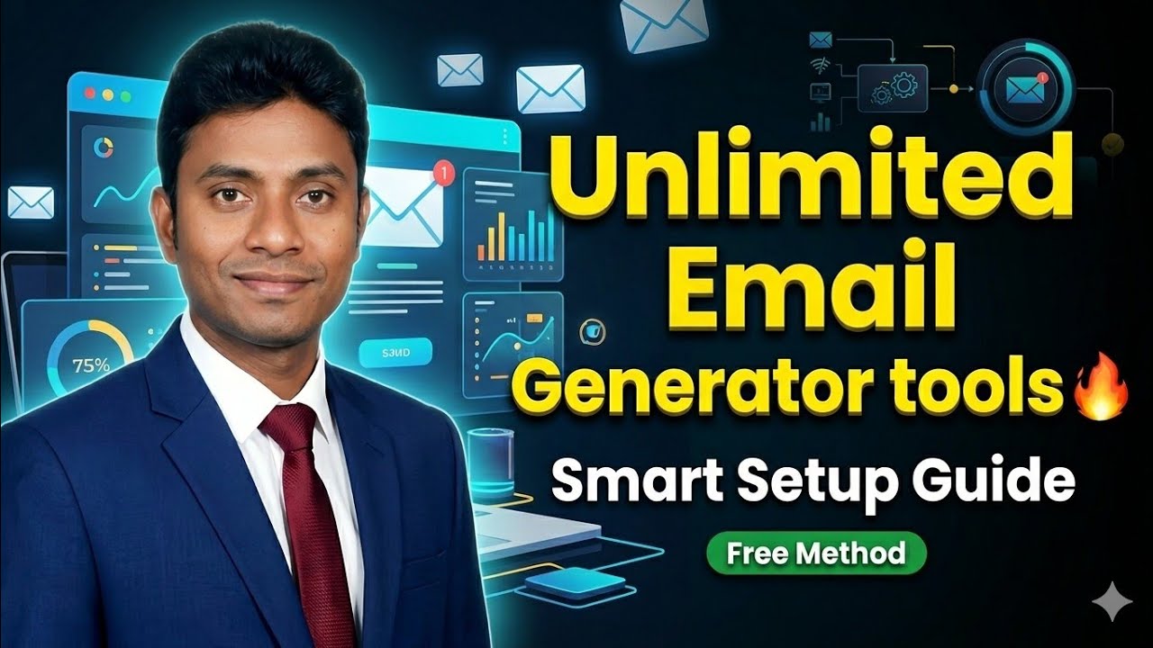 Professional Email Generator Tool 💡 | Multiple Mail Create Method
