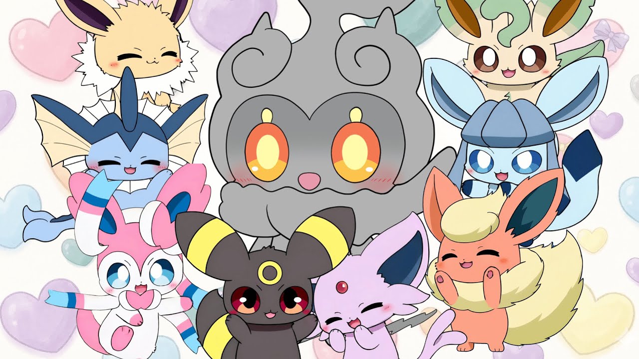 Marshadow и все Mini Eeveelutions вместе — с Новым годом! [Гайд по рангу Pokémon ZA]