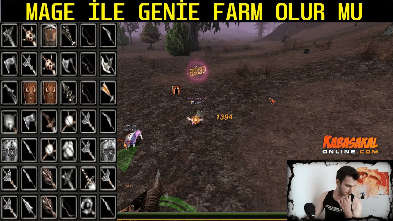 Knight Online | 30 SEVİYE MAGE İLE BEKLENTİNİN ÜSTÜNDE GENİE FARMI | 4 SAAT KEİLAN AFK MAGE FARM