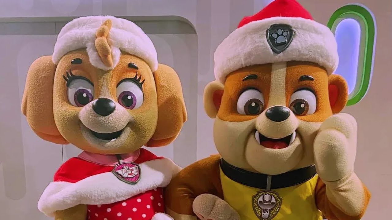 PAW PATROL'S SKYE & RUBBLE in Holiday Dance Party LIVE at Nickelodeon Universe @ American Dream Mall