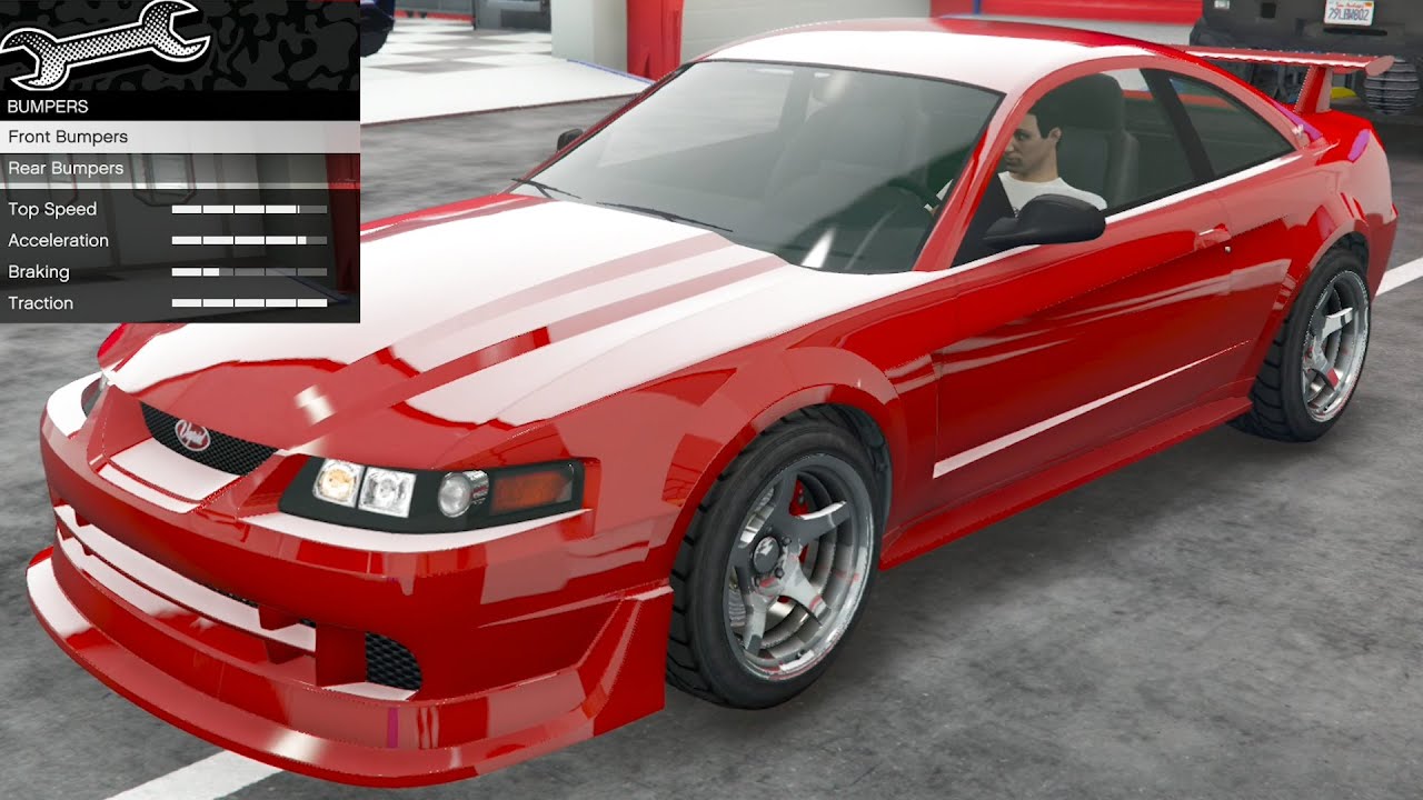 GTA 5 — DLC «Настройка транспортного средства» — Vapid Dominator ASP (Mustang SVT Cobra R)