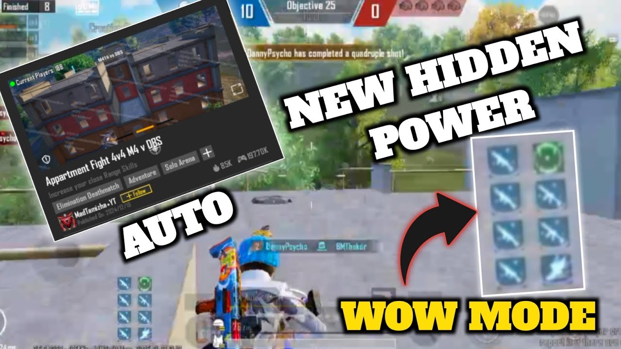 WOW MODE HIDDEN POWER 🤯  | BGMI PUBG