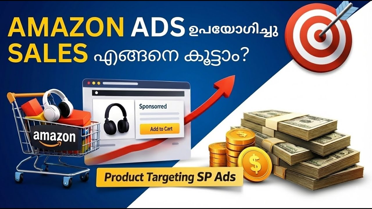 Amazon PPC Product Targeting Campaign | Show Your Ads On Competitor Listing | Amazon FBA Malayalam