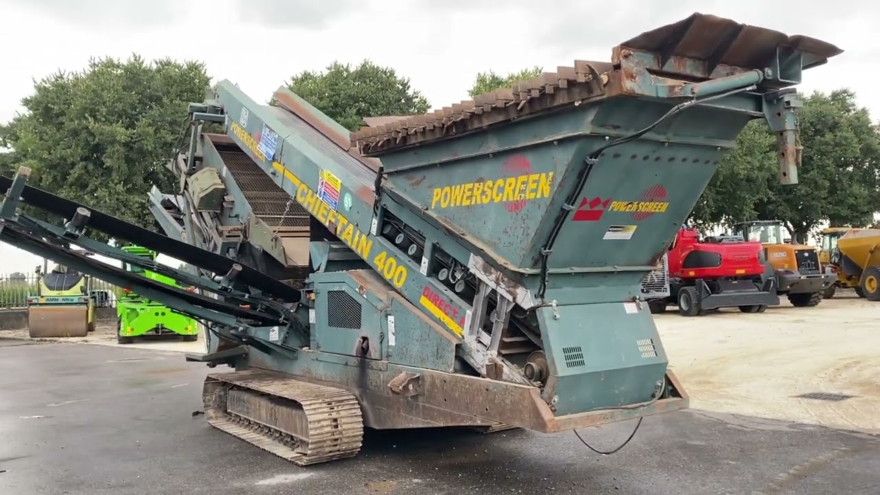 Vaglio mobile Powerscreen Chieftain 400