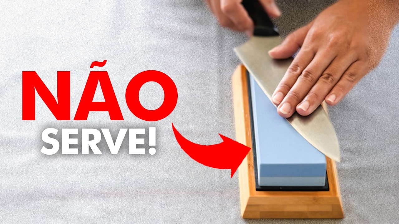 PARE DE USAR PEDRA de AFIAR FACA ACIMA DE 1000