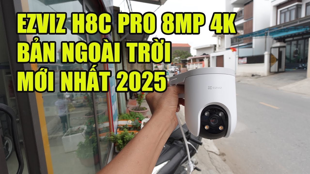 CAMERA EZVIZ H8C PRO 8MP 4K - BẢN NGOÀI TRỜI MỚI NHẤT 2025