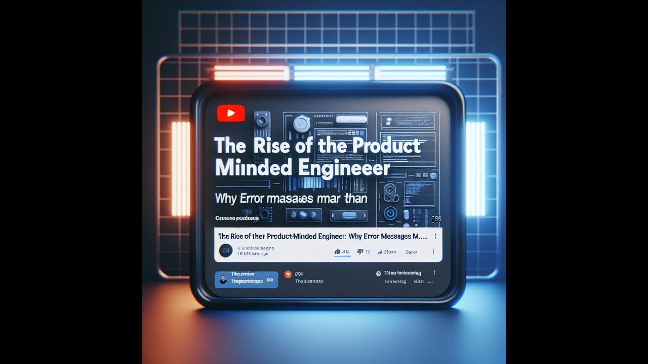 The Rise of the Product-Minded Engineer: Why Error Messages Matter More Than Ever