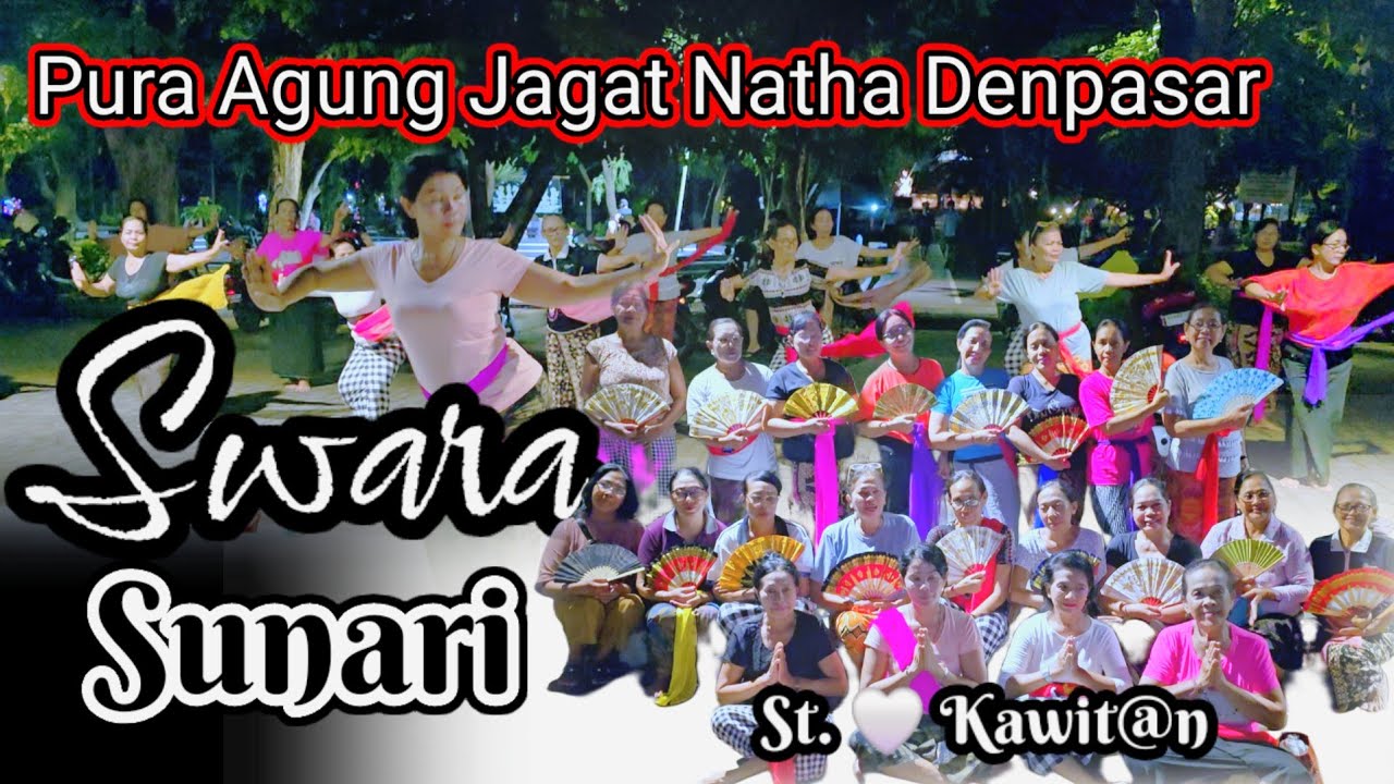 Tari Rejang Swara Sunari Pura Agung Jagat Natha St. 🤍 Kawit@n