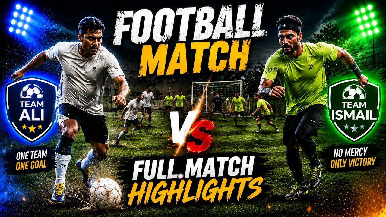 Team Ali vs Team Ismail ⚽ | Full Football Match | Bangalore 2026 | UK GenZ12 
