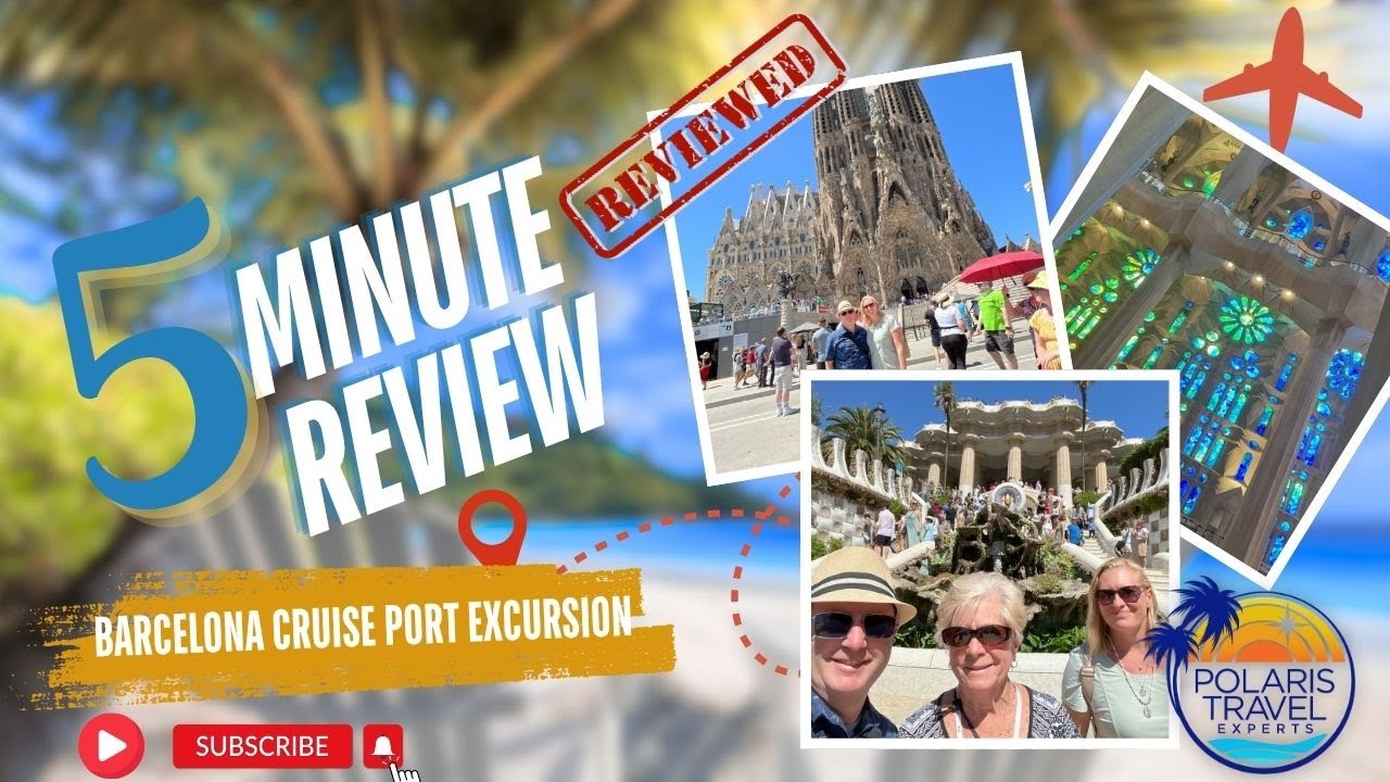 Barcelona Cruise Excursion Park Guell and La Sagrada Familia 5 Minute Review