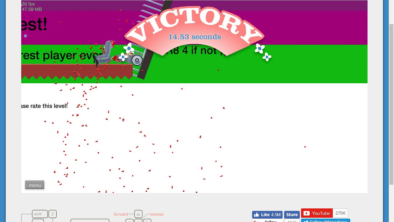 Happy Wheels Spike Fall #3