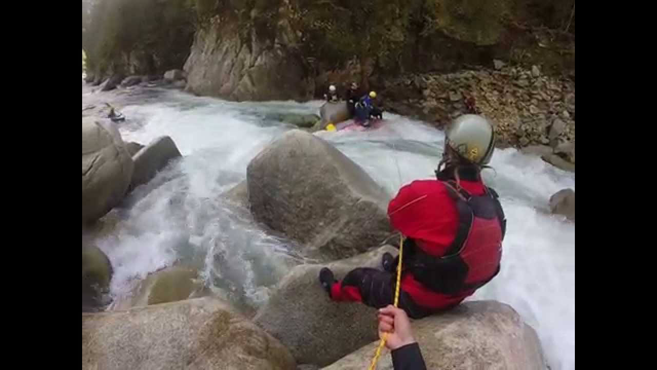 raft wrap on Mokihinui River NZ with raft guide students
