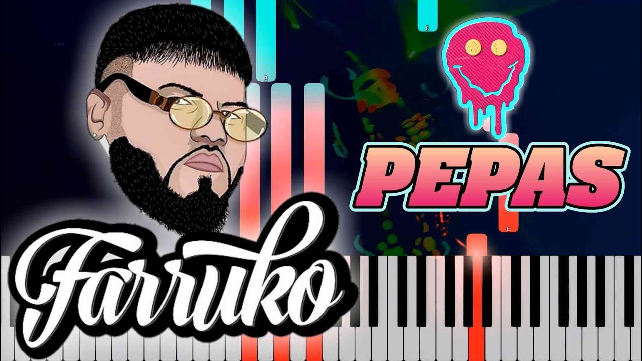 FARRUKO -  PEPAS  Piano Tutorial  /  Instrumental