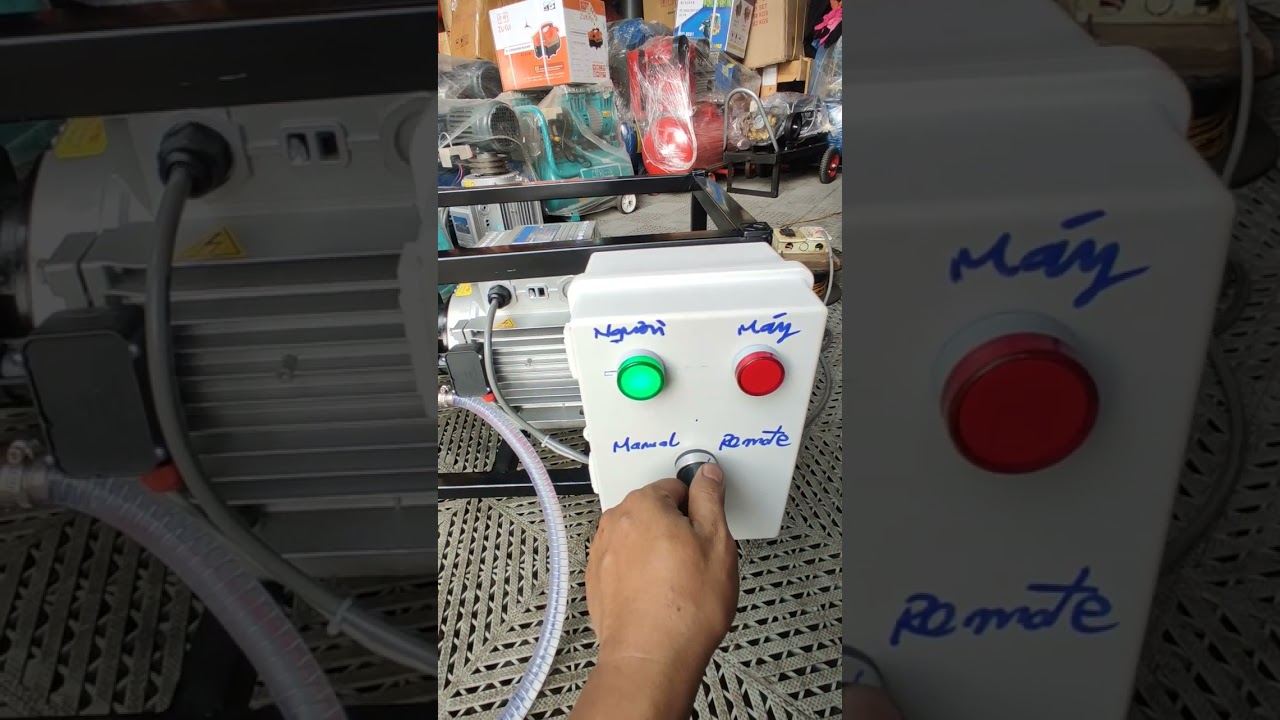 Hộp kỹ thuật điện 2 chế độ cho máy rửa xe cao áp
