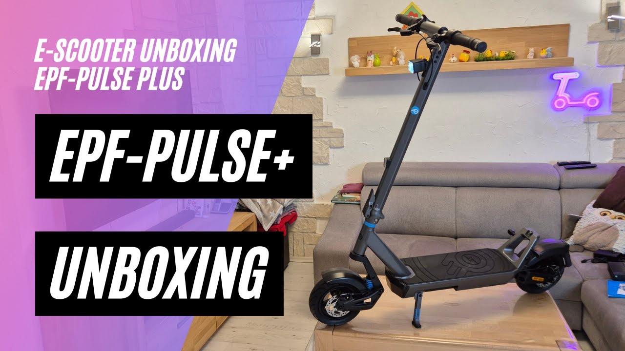 🛴 ePowerFun ePF-Pulse Plus 🎁 Unboxing und Probefahrt (48V; 20AH; 500W)