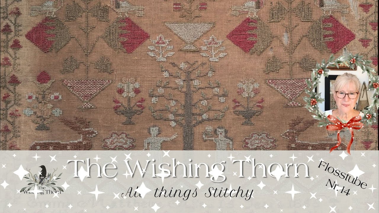 Flosstube # 14  Unframing of Rachel John 1847, Kezia Peavy 1845 and a beautiful Friesland sampler.