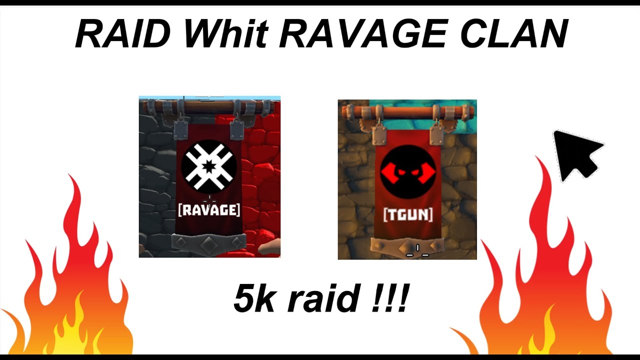 Raid whit Ravage official server - Tribals.io