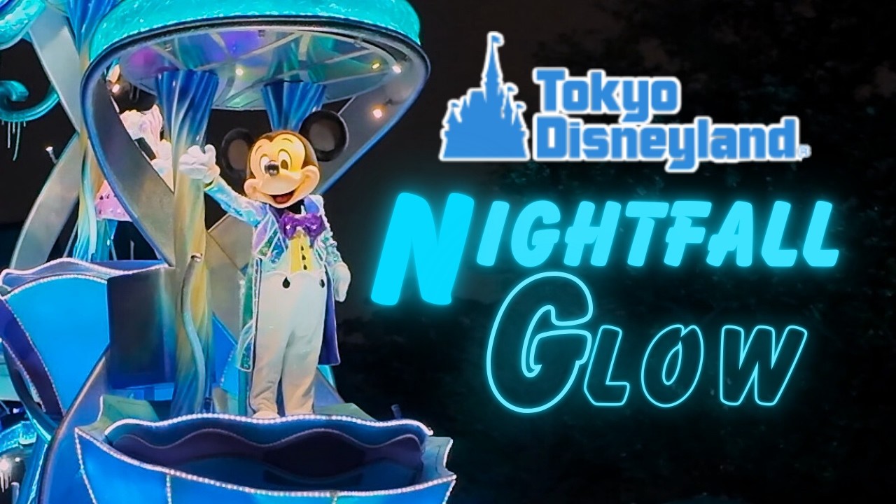 ✨ Nightfall Glow 🇯🇵 Tokyo Disneyland Rainy Day Parade | Full 4K POV Show