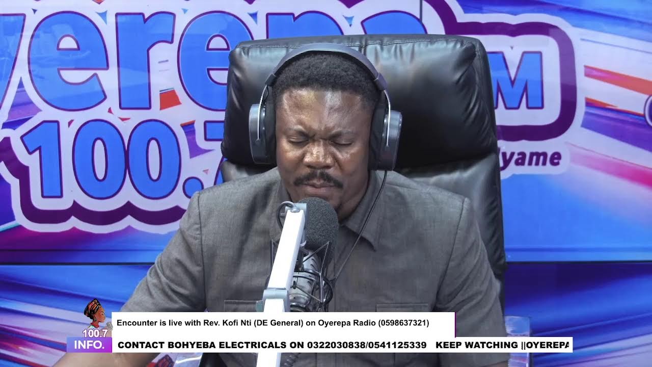 Encounter is live with Rev. Kofi Nti (DE General)  (WHATSAPP 0598637321) || 31-08-2023