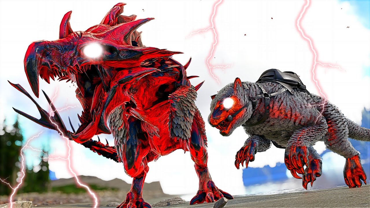 TREINEI AS CRIATURAS ROUBADAS PARA INVADIR A BASE DO RIVAL! ARK SURVIVAL EVOLVED - PVP G.R