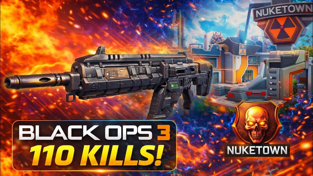 BO3: 110+ SPAWNTRAP GUNSTREAK W/MAN-O-WAR - ON NUKETOWN