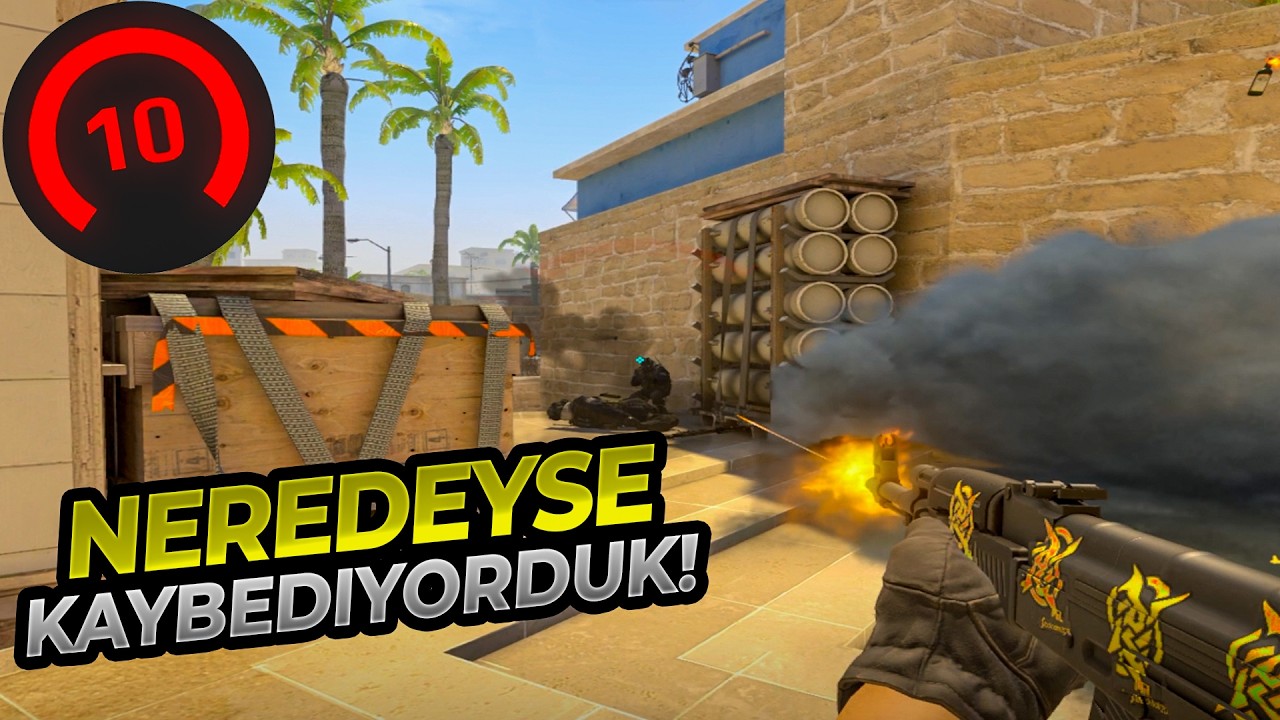 CS2 - Faceit 2800+ ELO | Mirage | Neredeyse Kaybediyorduk! (CS2 POV/Gameplay)