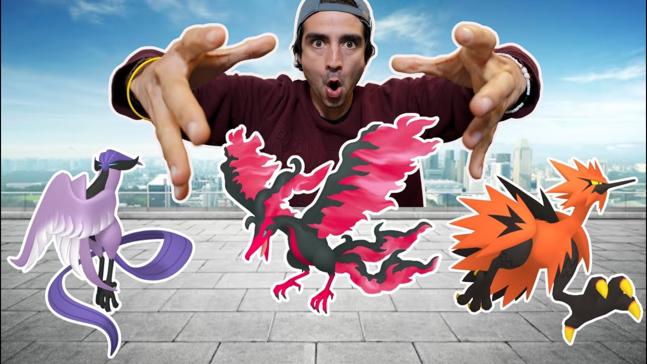 ¡INTENTÉ ATRAPAR A LAS 3 AVES DE GALAR EN UN DÍA!!-POKÉMON GO