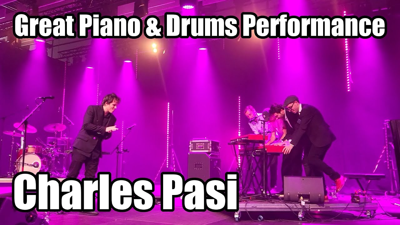 Charles Pasi & band - Give me a hit (Great Piano & Drums Performance) in Düsseldorf (Germany) 2023