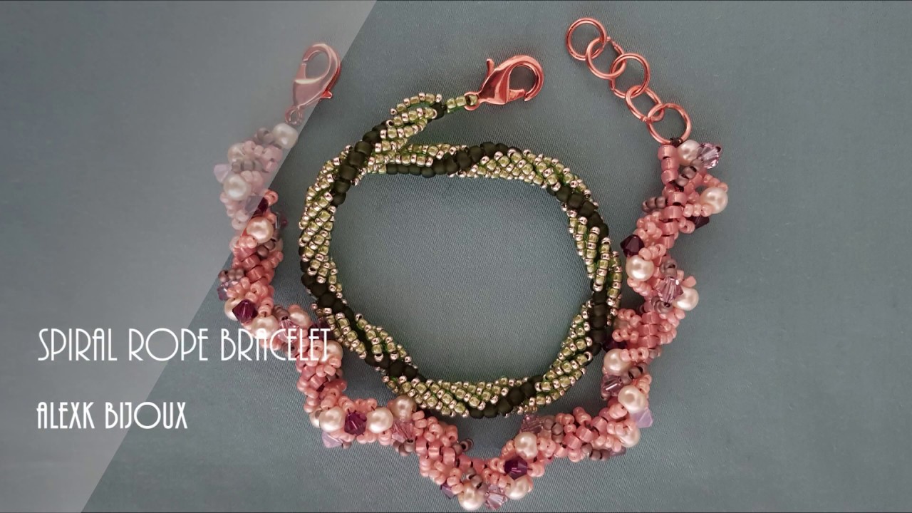 Seed Beaded Basic Spiral Rope Bracelet | Beadweaving Tutorial